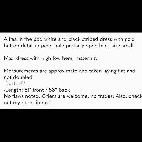 Maternity dress, size small - Picture 6 of 6